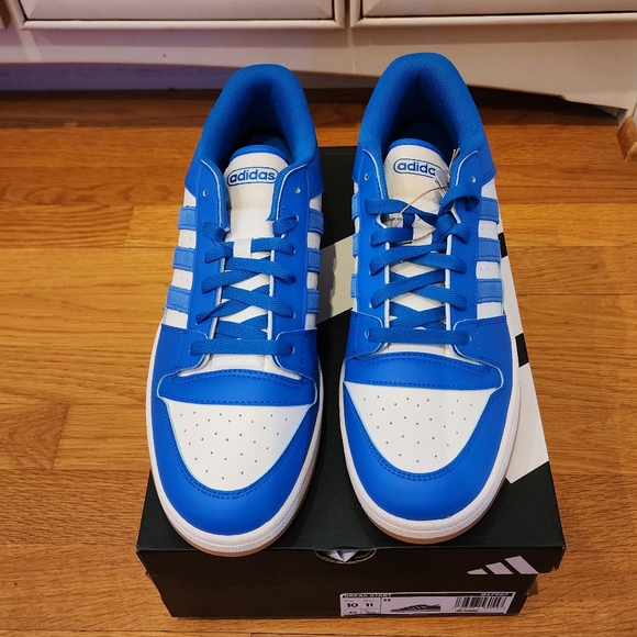 Adidas Break Start Blue Sneakers Men's Size 10 - Picture 3 of 7